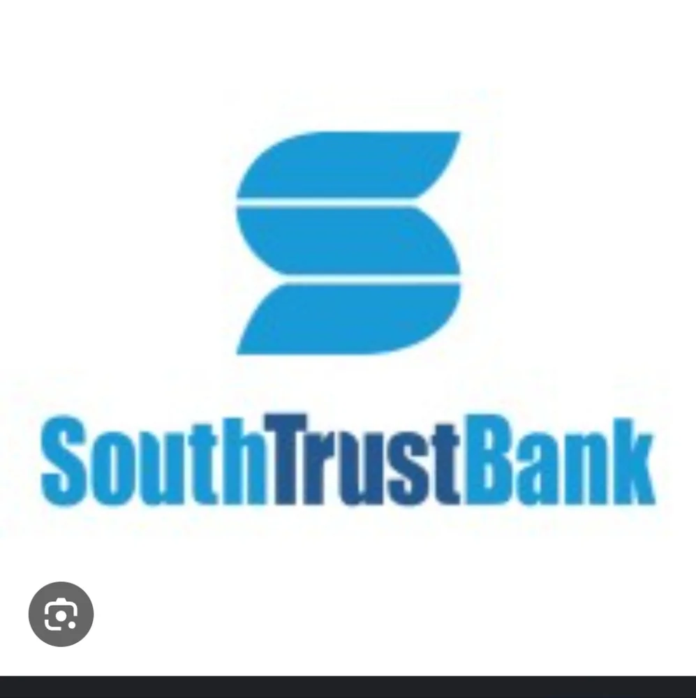 SouthTrust Bank Money Deposit Blue Pouch